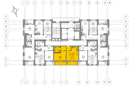 38 м², 1-комнатная квартира 9 121 371 ₽ - изображение 83