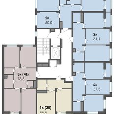 Квартира 61,1 м², 2-комнатная - изображение 3