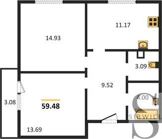 84,3 м², 3-комнатная квартира 7 990 000 ₽ - изображение 116