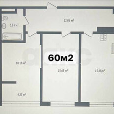 Квартира 60 м², 2-комнатная - изображение 2