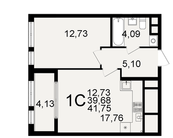40,6 м², 1-комнатная квартира 3 734 280 ₽ - изображение 54
