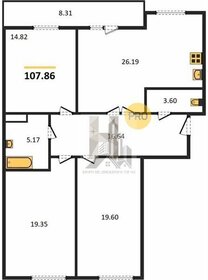 Квартира 110 м², 3-комнатная - изображение 1