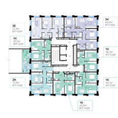 Квартира 75,8 м², 2-комнатная - изображение 2