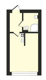 Квартира 28 м², 1-комнатные - изображение 1