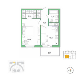 44 м², 1-комнатная квартира 8 775 000 ₽ - изображение 111