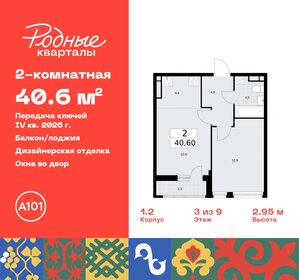 42,7 м², 2-комнатная квартира 9 316 841 ₽ - изображение 22