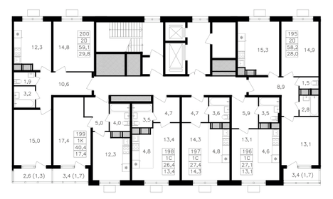 77,6 м², 3-комнатная квартира 21 500 000 ₽ - изображение 120