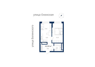 Квартира 43,4 м², 2-комнатная - изображение 1