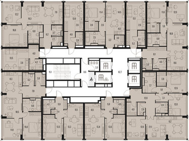 74,9 м², 3-комнатная квартира 48 924 156 ₽ - изображение 34