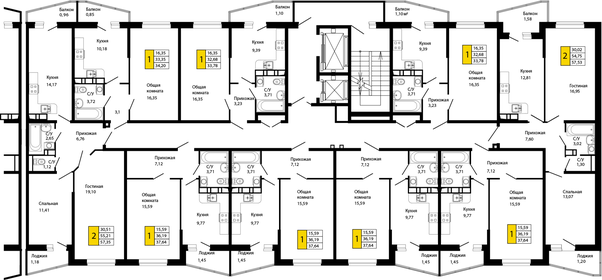 41 м², 1-комнатная квартира 4 070 000 ₽ - изображение 24