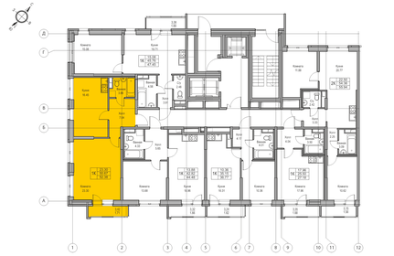 Квартира 50,7 м², 1-комнатная - изображение 2