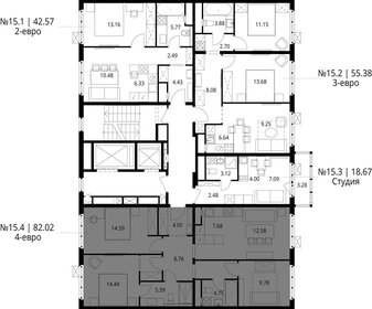 85,4 м², 3-комнатная квартира 17 700 000 ₽ - изображение 105