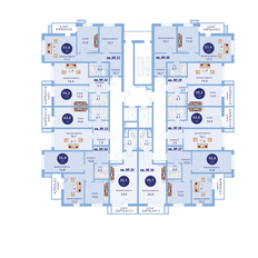 Квартира 55,8 м², 2-комнатная - изображение 3