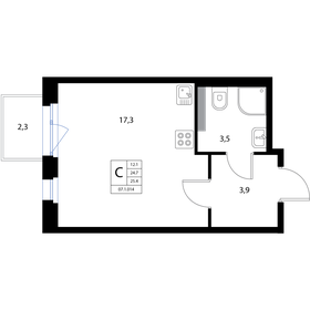 42 м², 1-комнатная квартира 20 000 ₽ в месяц - изображение 17