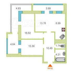 117,2 м², 3-комнатная квартира 18 167 550 ₽ - изображение 23