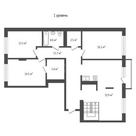 Квартира 126,7 м², 4-комнатная - изображение 1