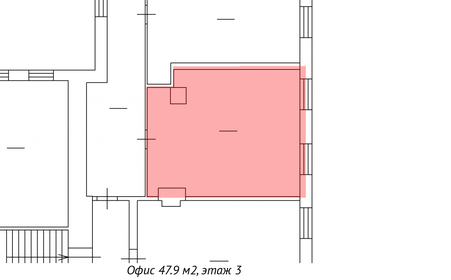 48,4 м², офис 57 596 ₽ в месяц - изображение 36