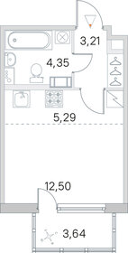 Квартира 26,4 м², студия - изображение 1