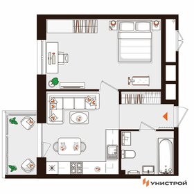 Квартира 41,9 м², 1-комнатная - изображение 1