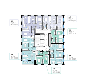 45,4 м², 1-комнатная квартира 22 636 440 ₽ - изображение 12