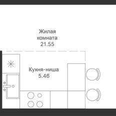 Квартира 31,9 м², студия - изображение 3