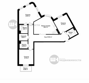 144 м², 3-комнатная квартира 60 480 000 ₽ - изображение 85