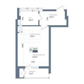 32 м², апартаменты-студия 4 500 000 ₽ - изображение 1