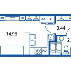 Квартира 21 м², студия - изображение 4