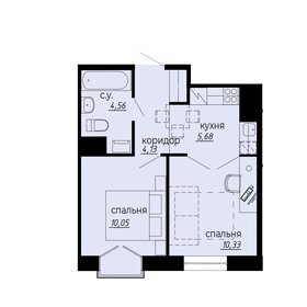 43,2 м², 2-комнатная квартира 7 100 000 ₽ - изображение 130