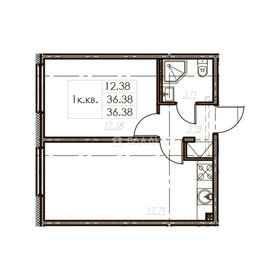 Квартира 36,4 м², 1-комнатная - изображение 1