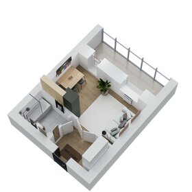 Квартира 27,5 м², студия - изображение 3