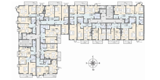 86,5 м², 3-комнатная квартира 15 276 274 ₽ - изображение 28