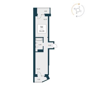 30,5 м², 1-комнатная квартира 8 900 000 ₽ - изображение 72