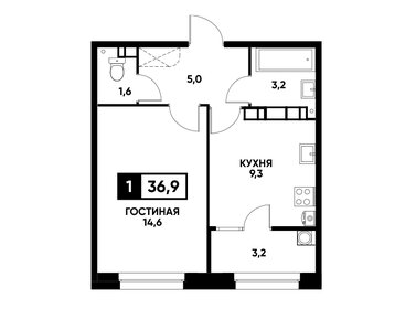 40 м², 1-комнатная квартира 4 550 000 ₽ - изображение 74