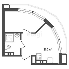 Квартира 33,8 м², студия - изображение 2