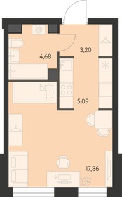 Квартира 30,8 м², студия - изображение 1