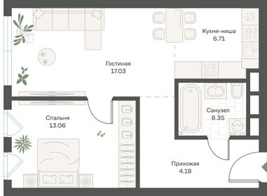 54,5 м², 2-комнатная квартира 20 000 000 ₽ - изображение 73