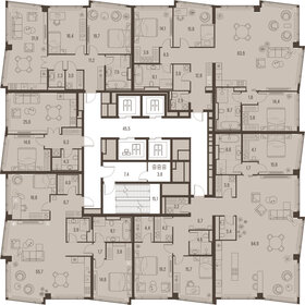 121,6 м², 3-комнатная квартира 68 468 448 ₽ - изображение 35