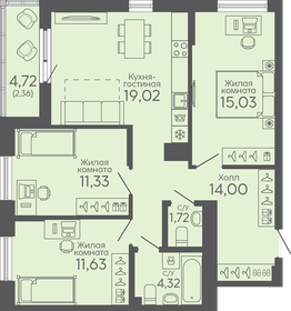 79,4 м², 3-комнатная квартира 7 710 000 ₽ - изображение 3