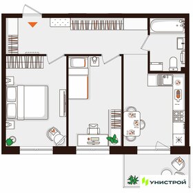 Квартира 55,9 м², 2-комнатная - изображение 1