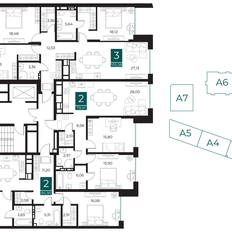 Квартира 85 м², 2-комнатная - изображение 2