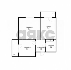 Квартира 50,3 м², 2-комнатная - изображение 1