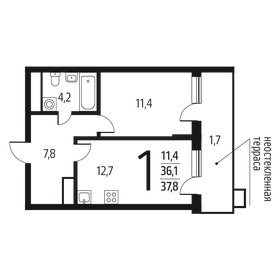 33,2 м², 1-комнатная квартира 9 349 120 ₽ - изображение 32