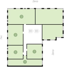 Квартира 59,7 м², 1-комнатная - изображение 2