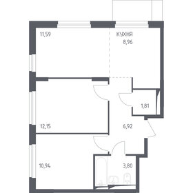 Квартира 34,8 м², 1-комнатная - изображение 1