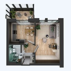 Квартира 38,5 м², 1-комнатная - изображение 4