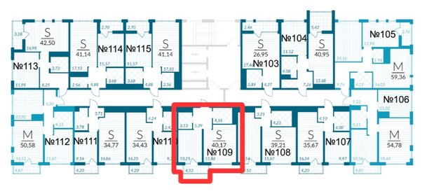 Квартира 40,2 м², 1-комнатная - изображение 2