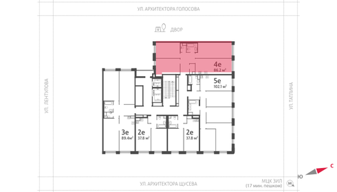 86,1 м², 3-комнатная квартира 39 975 628 ₽ - изображение 42