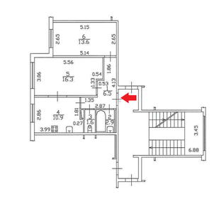 52,2 м², 2-комнатная квартира 7 500 000 ₽ - изображение 103