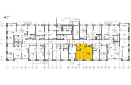 41,5 м², 1-комнатная квартира 7 100 000 ₽ - изображение 72